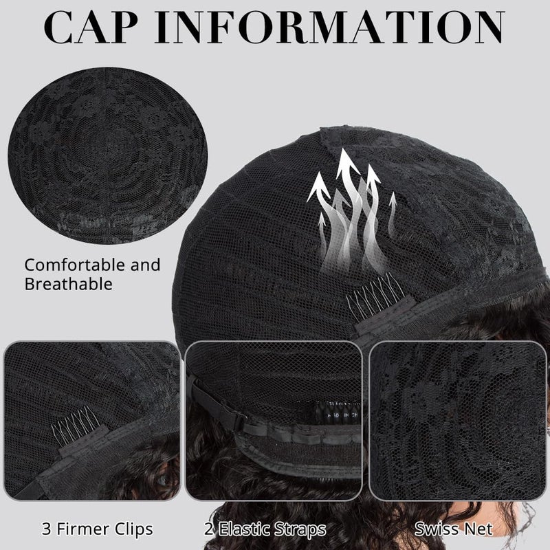 Spotlight 8 Inch Straight Bob Wig with Bangs Human Hair 180% Density Short Bob Human Hair Wigs with Bangs None Lace Front Wigs Brazilian Straight Hair Wig for Black Women (Ombre Brown, TT1B/30 Color) - Image 5